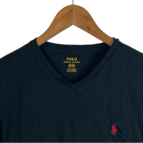 TS1111 Men’s Polo Ralph Lauren Designer Preppy V Neck T Shirt M - Picture 3 of 3